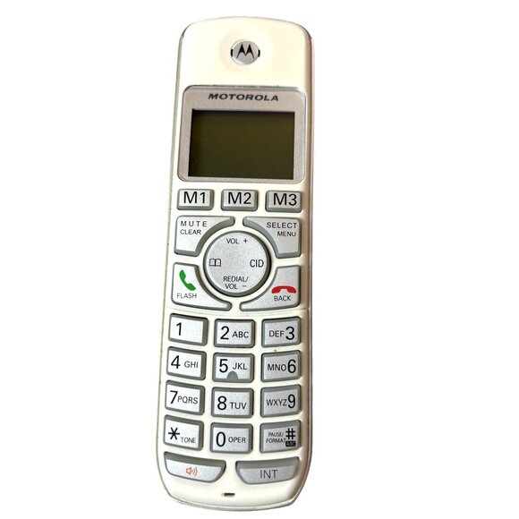 Motorola Cordless Phone Model K702 Handset Only White - Picture 1 of 7